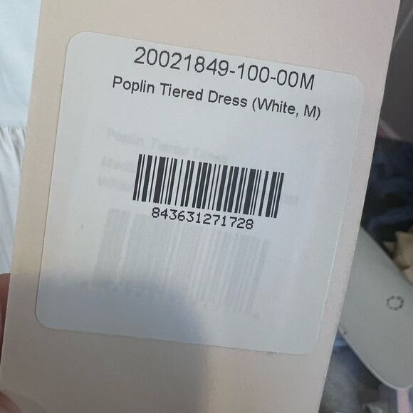 Cuyana organic cotton poplin midi dress size medium, nwt - Picture 8 of 10